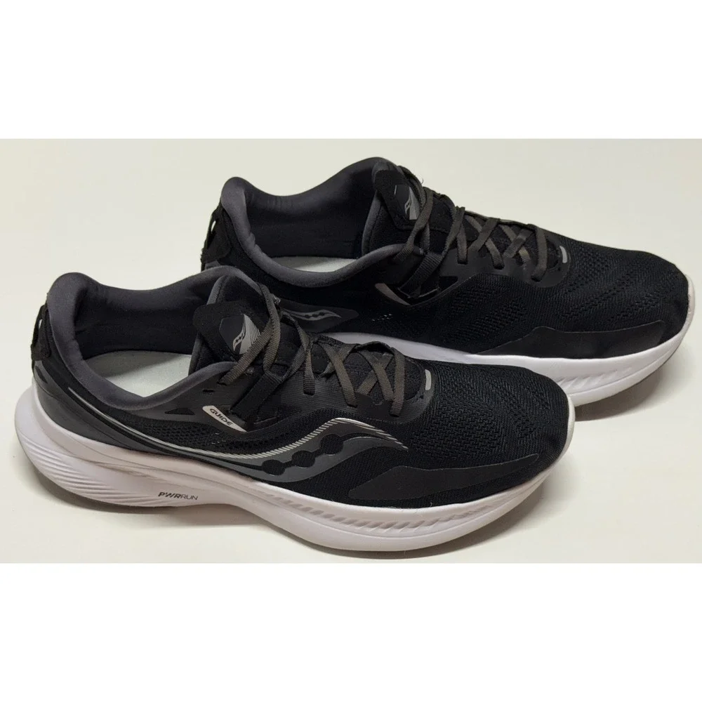 Saucony Guide 15 Mens Running Shoes Black White Stability S20684-05 Size 12.5 Saucony Guide 15 Black White for sale | eBay main image 2